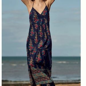 Anthropologie Maeve Geneva Maxi Dress dress SZ: Small petite